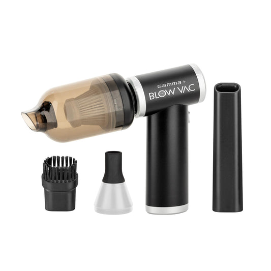 White Smoke GAMMA+ Blow Vac 2-in-1 Handheld Air Blower and Vacuum USB-C Rechargeable with 4 Attachments