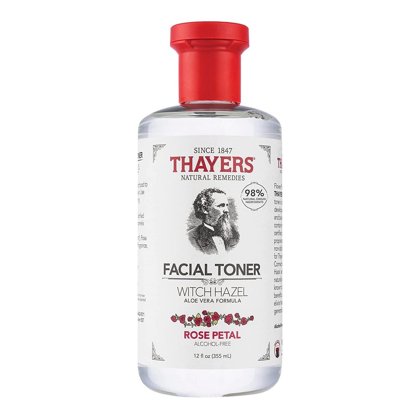 Lavender Thayers Witch Hazel with Aloe Vera Rose Petal - 12 fl oz