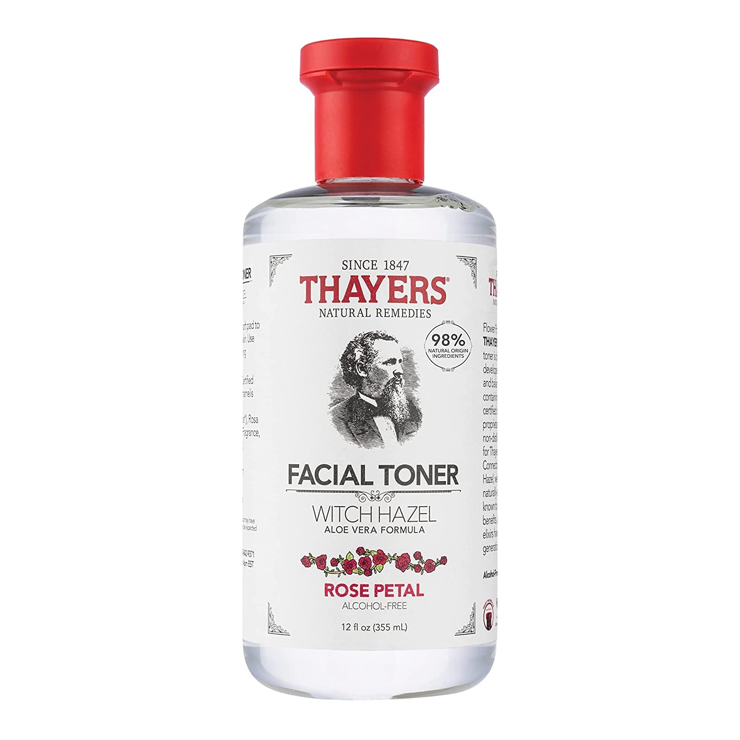 Lavender Thayers Witch Hazel with Aloe Vera Rose Petal - 12 fl oz
