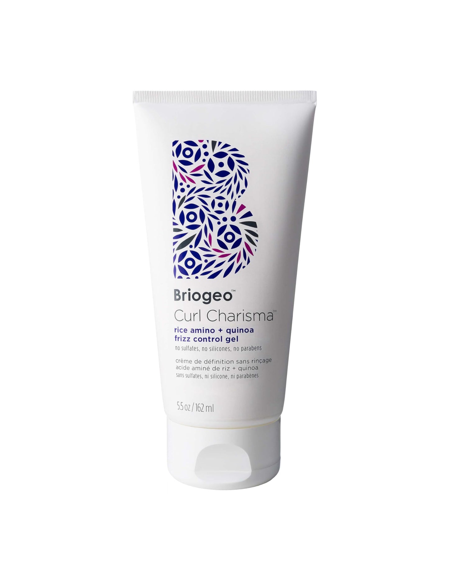White Smoke Briogeo Curl Charisma Rice Amino + Quinoa Frizz Control Gel, Curl Defining Styler for Wavy, Curly and Coily Hair Textures,Medium Hold, Frizz Control, Vegan, Cruelty-Free, 5.5 oz