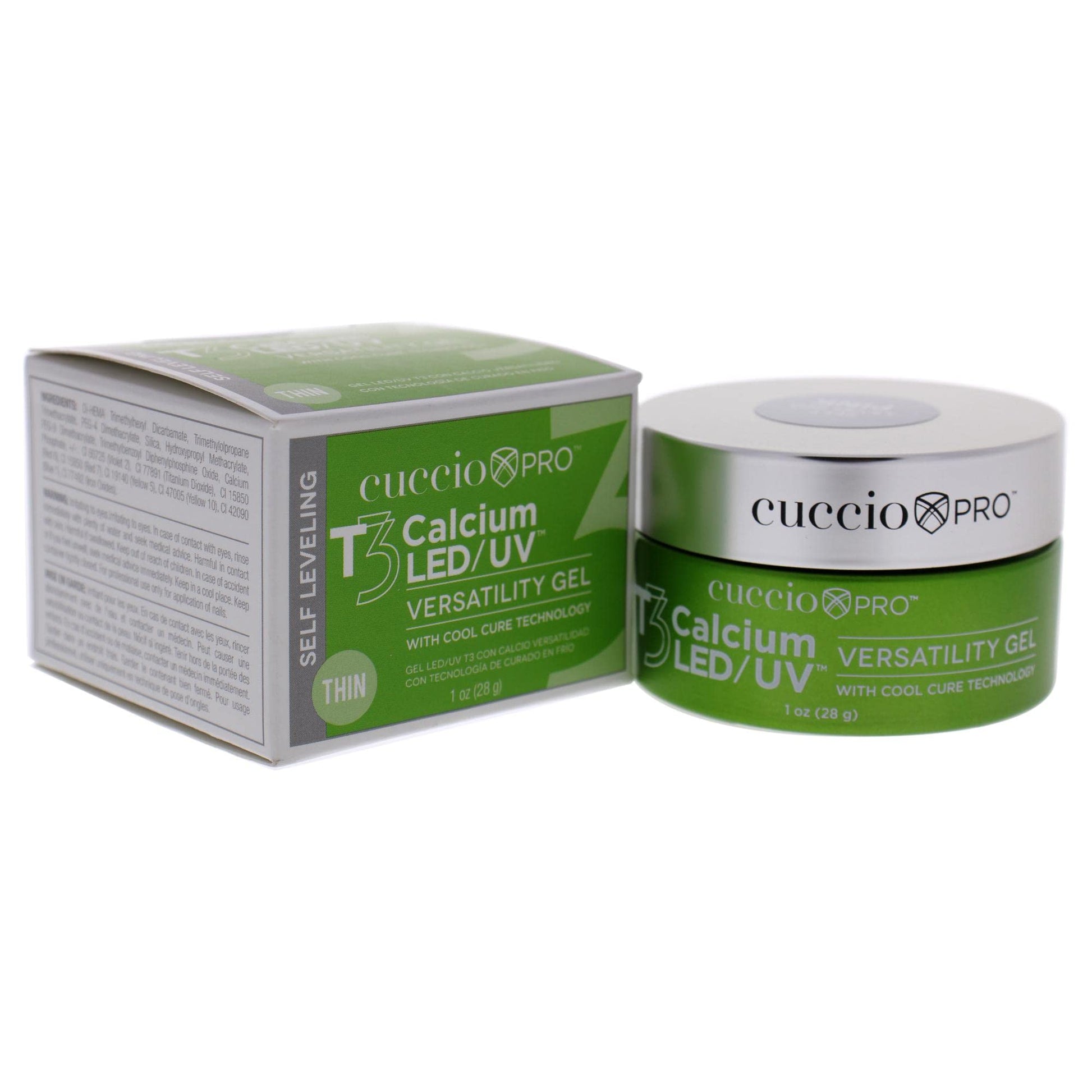 White Smoke Cuccio Pro T3 LED/UV Cool Cure Versatility Gel - Self-Levelling Gel With Calcium - Incredibly Flexible - Strong Adhesion - High Shine Finish - Fast Application - Pink - 1 Oz Nail Gel