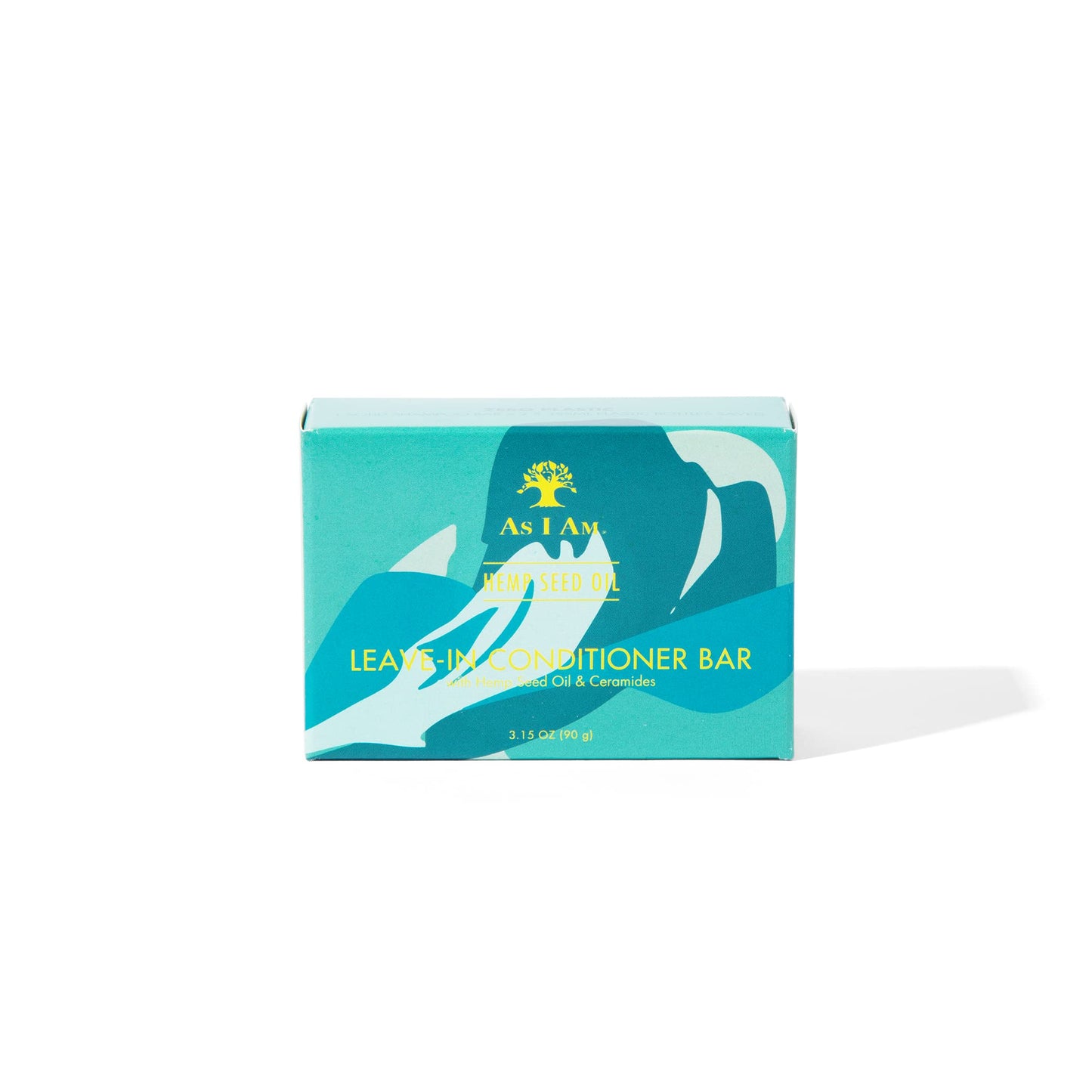 Dark Cyan As I Am Hemp Seed Oil Conditioner Bar - ounce with Calendula Betaine &