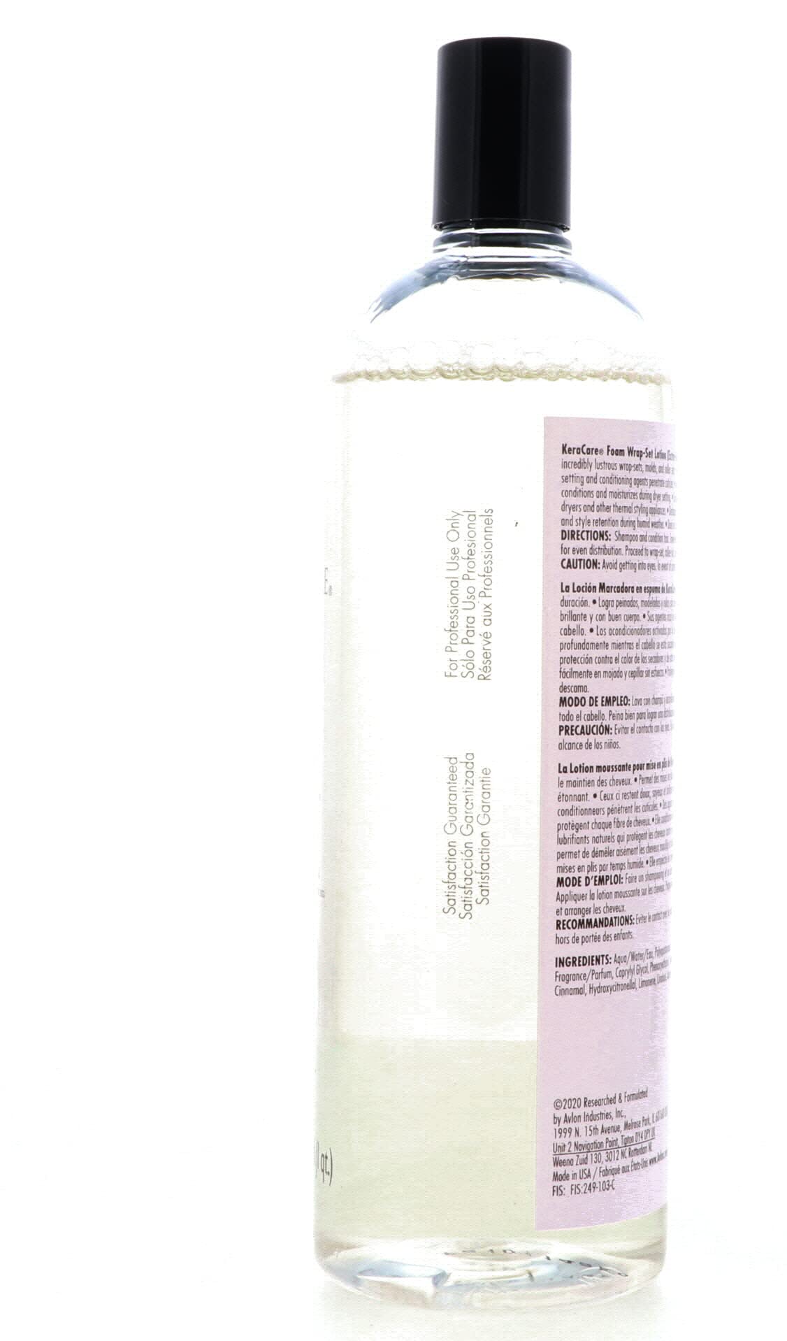 White Smoke Avlon Keracare Foam Wrap Set Lotion Extra, 32 Ounce