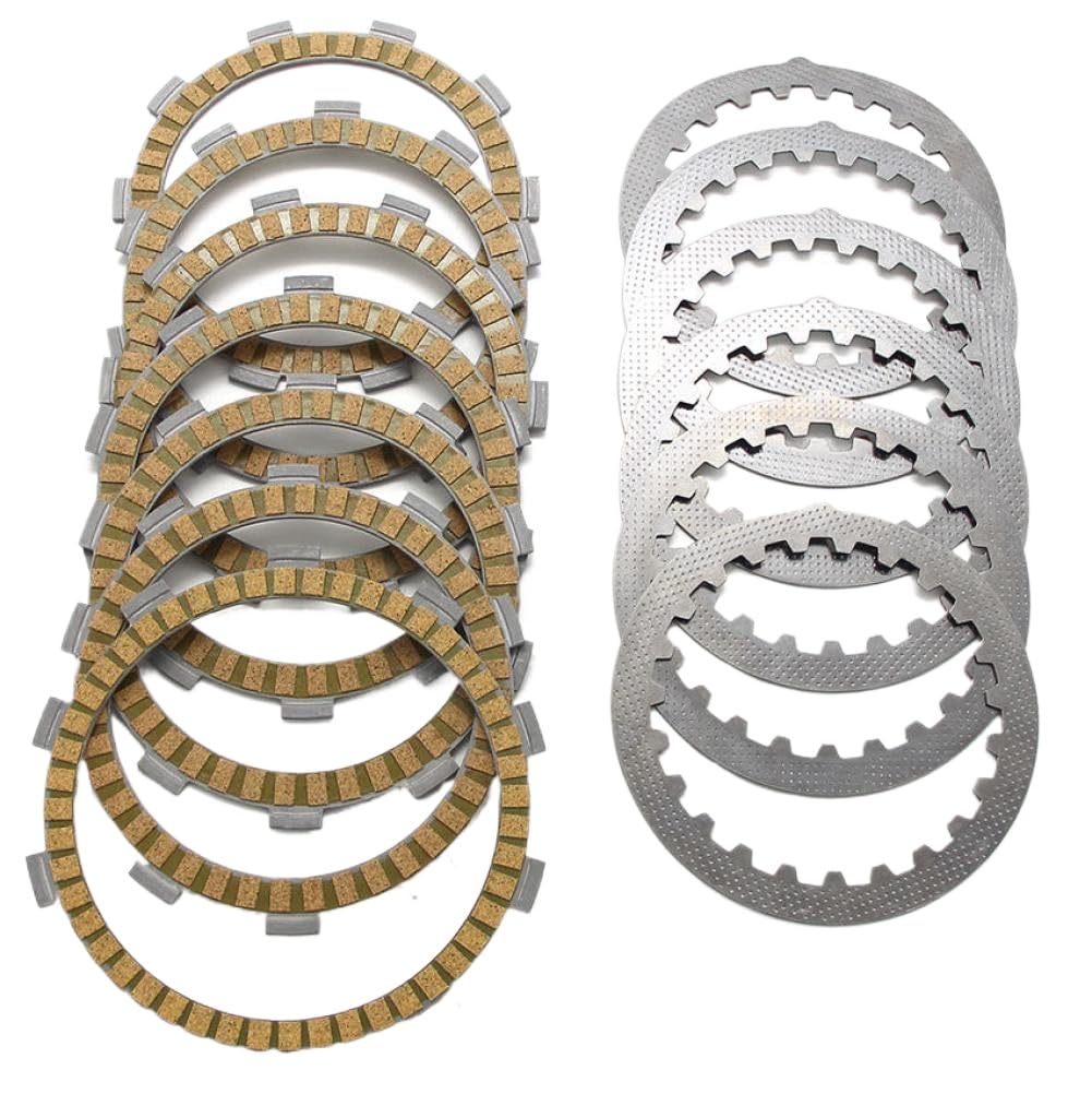 White Smoke Clutch Friction Disc Plate Kit 1V1-16324-00 Compatible With DT230 DT230R Lanza DT125E DT125 DT200R DT125R DT125RE DT125X