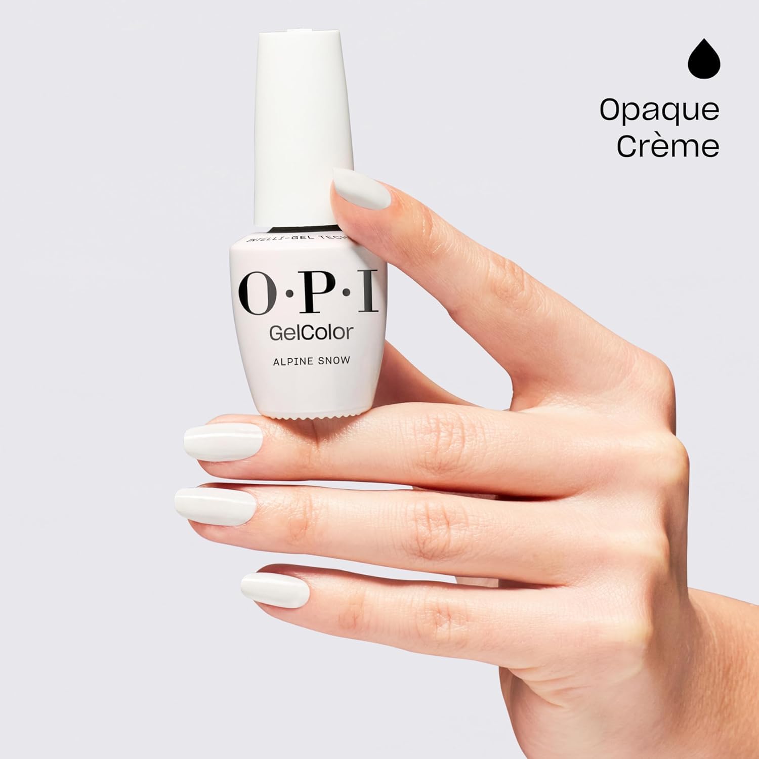 Lavender OPI GelColor Iconic Shades Gel Nail Polish Trio Bundle | Put It in Neutral, Sheer Soft Pink + Cajun Shrimp, Opaque Bright Orange + Alpine Snow, Opaque Soft White Crème UV Cure Gel Nail Polish Colors
