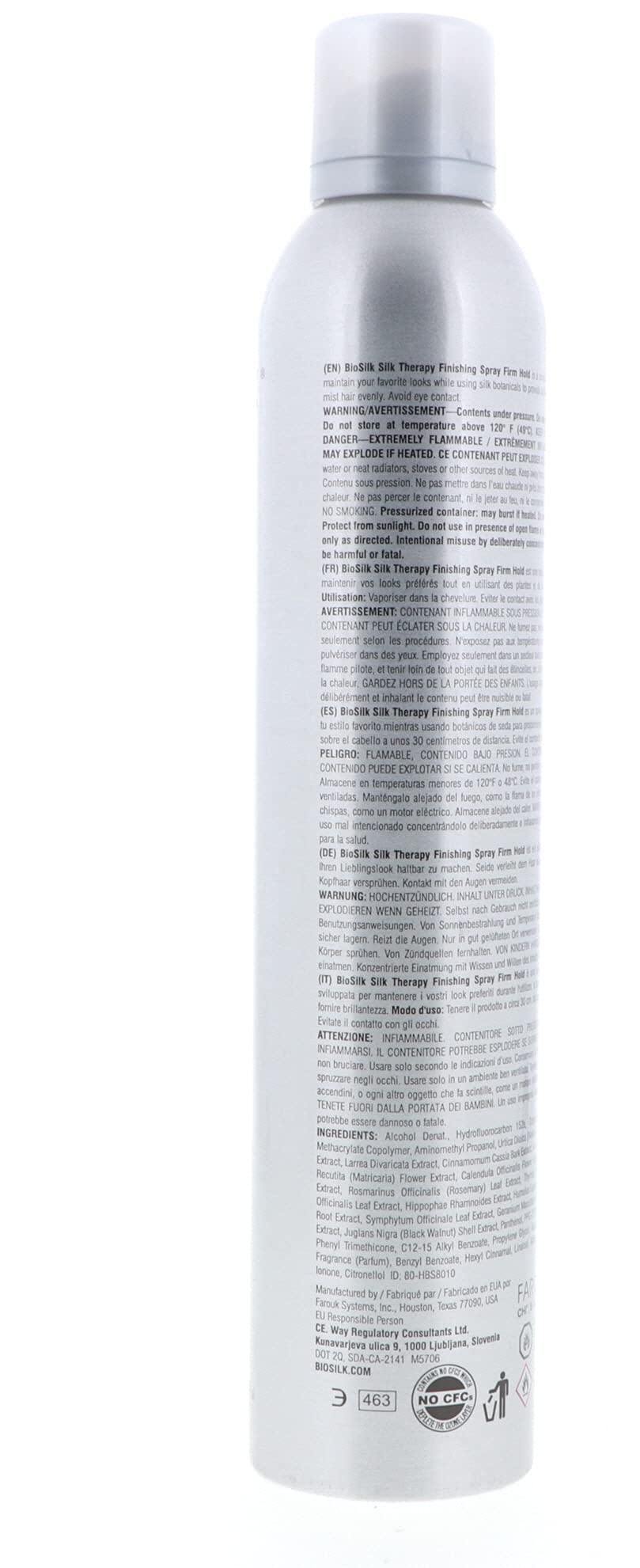 Light Gray Biosilk Finishing Spray Firm [10oz][$14]