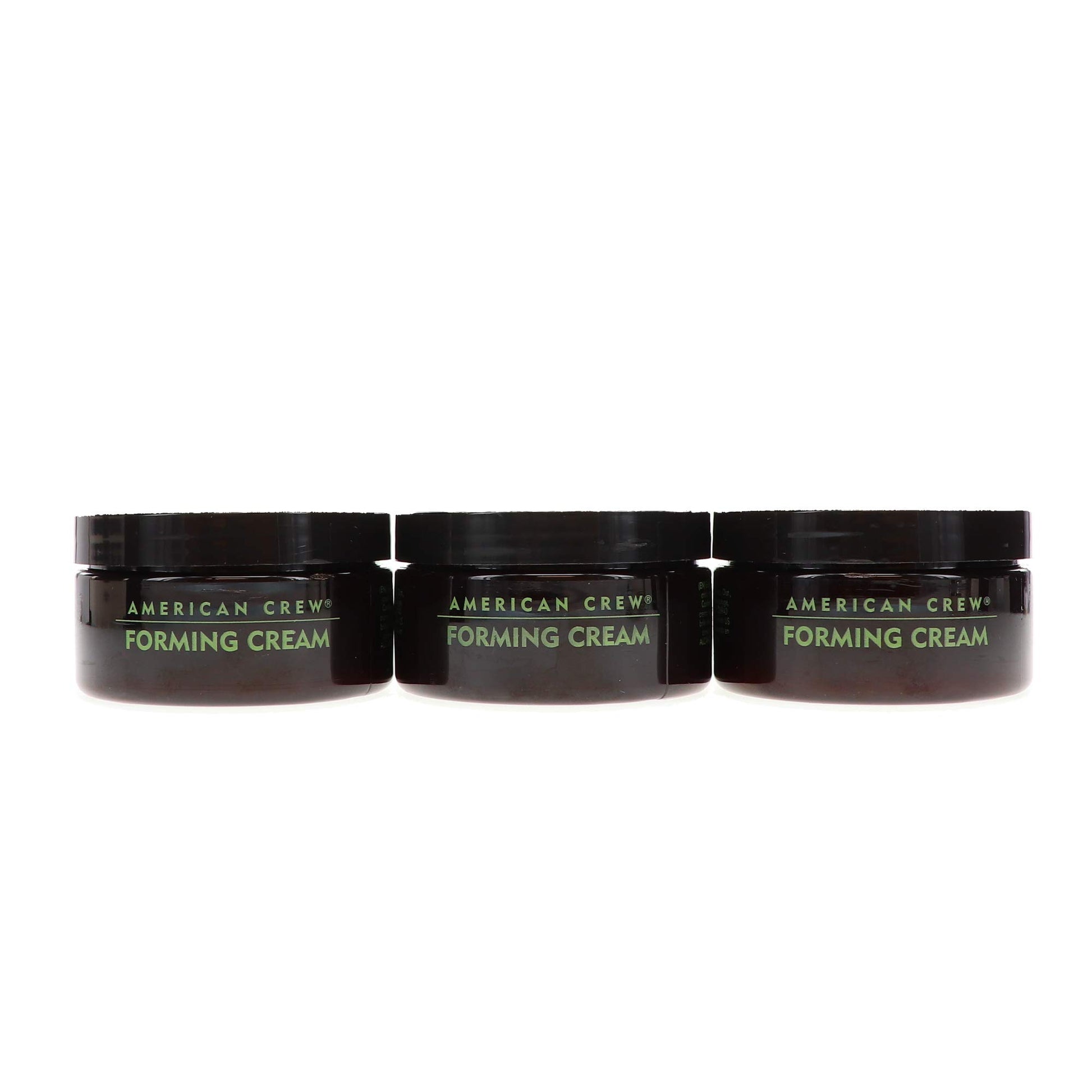 Black American Crew Forming Cream, 3.0 oz ( Pack of 3)