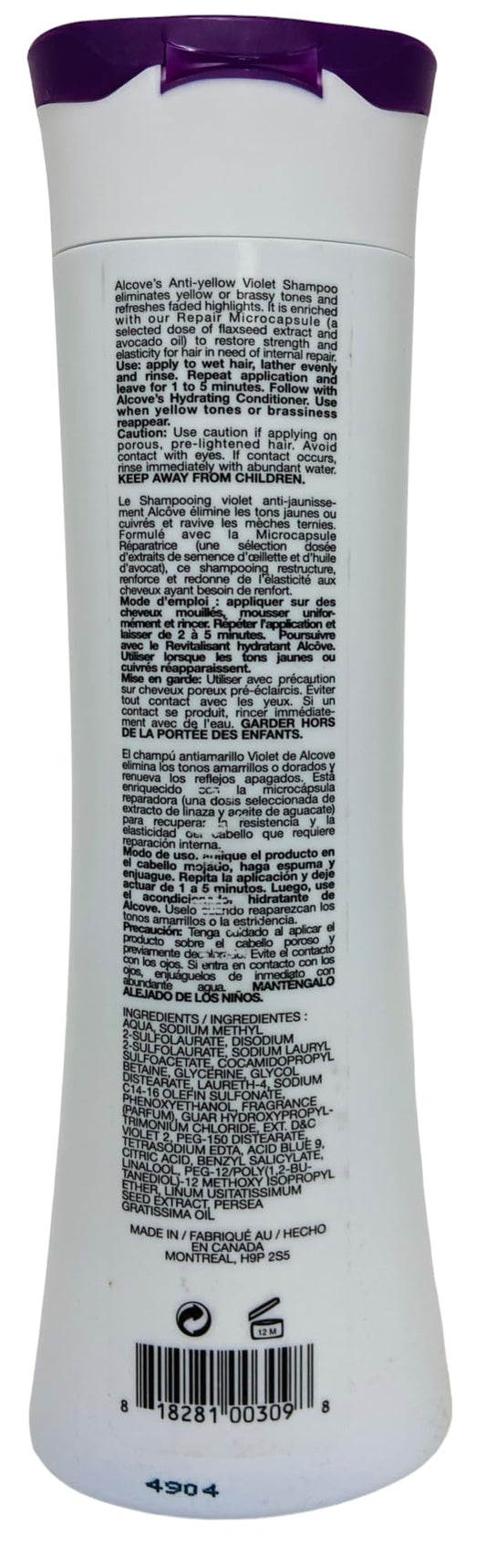 White Smoke Alcove - Violet Anti-Yellow Shampoo 10 fl oz / 300ml