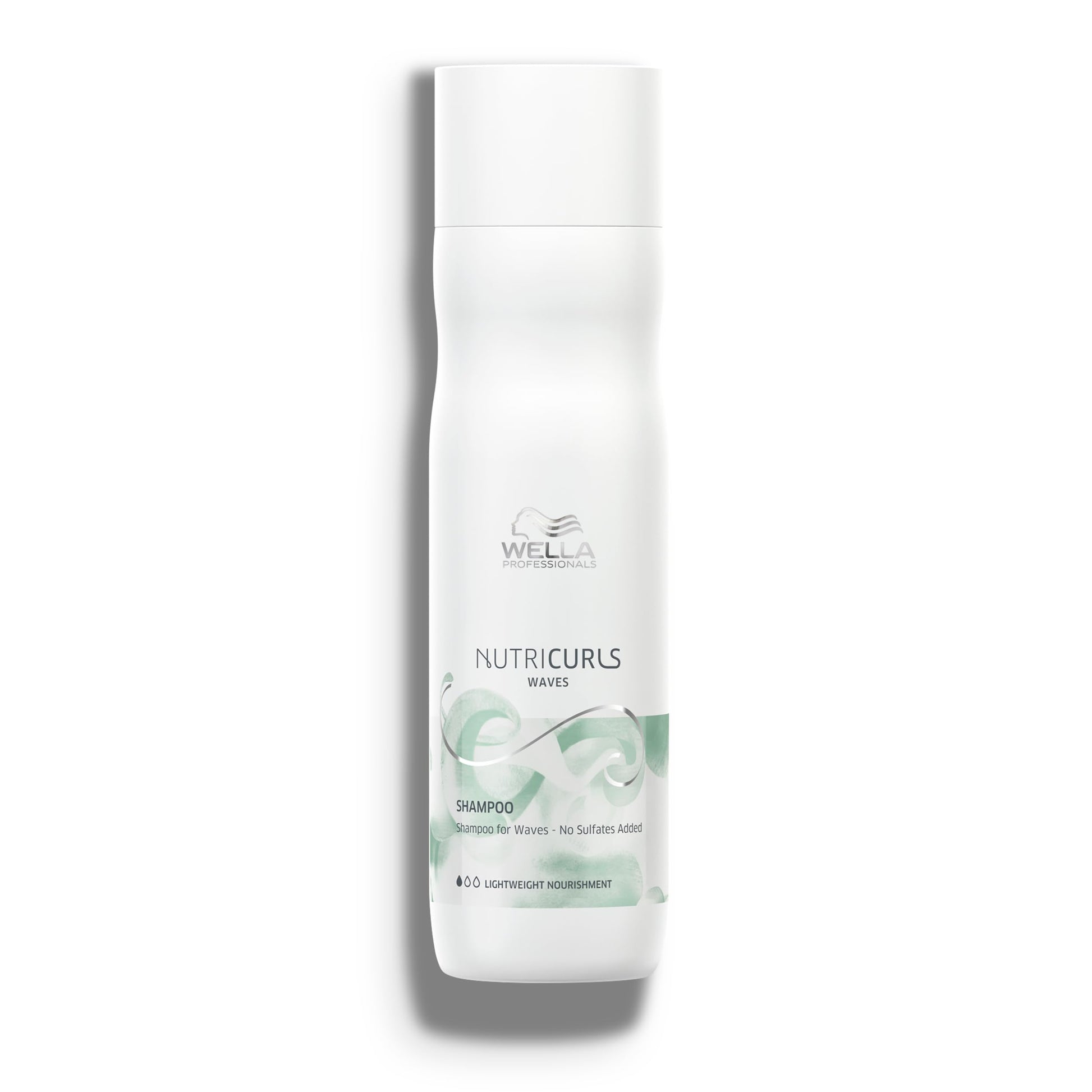 White Smoke Wella Professionals Nutricurls Shampoo for Waves | Nourish and Define Waves & Curls | Formulated Without Sulfates | 8.4 Fl Oz