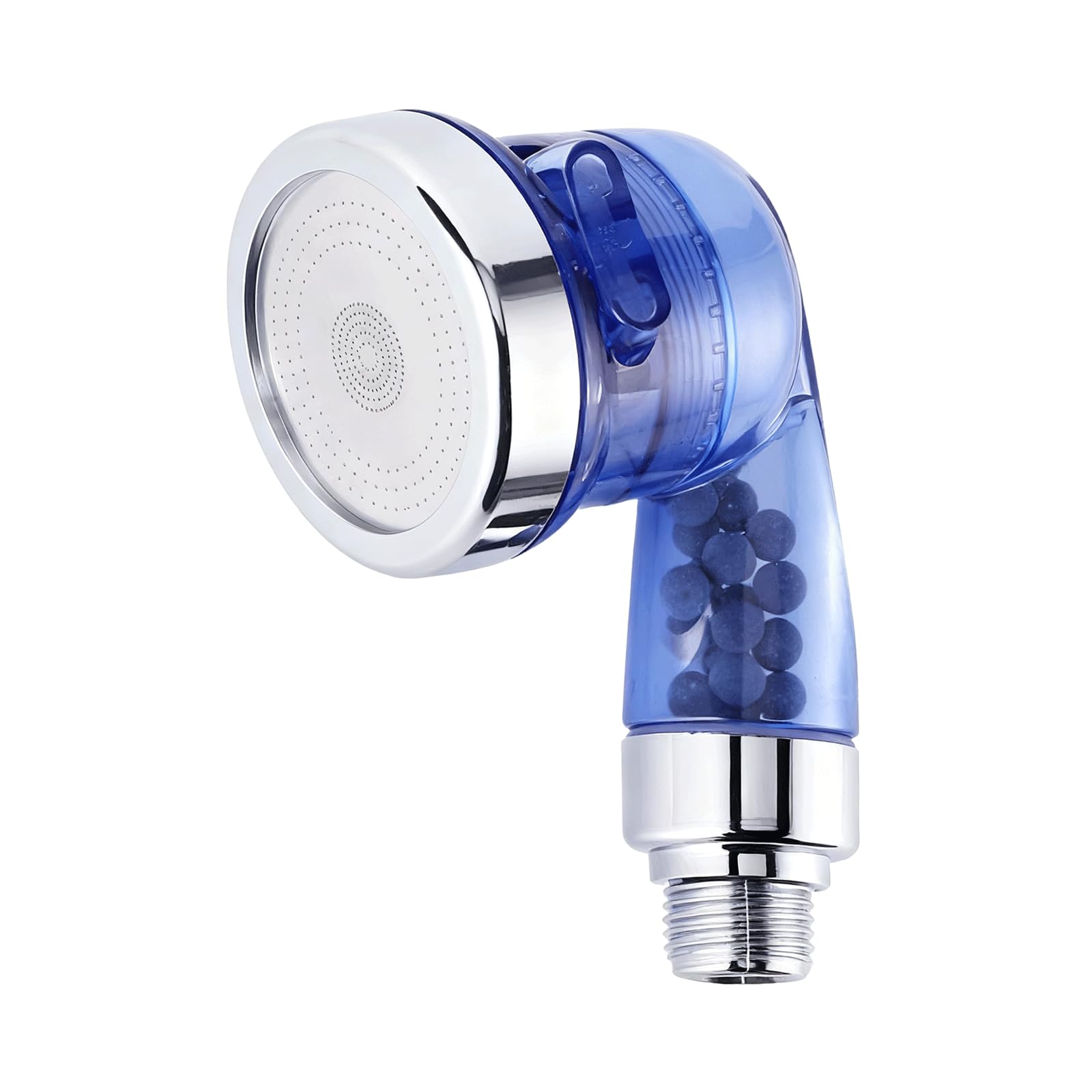 White Smoke Qusmeiyici Blue Shampoo Bowl Sprayer Head with Filter, Sink Faucet Sprayer Attachment Salon Shampoo Bowl Spray Head Pedicure Chair Shower Head for Portable Salon Sink, 3 Sprayer Modes & High Pressure