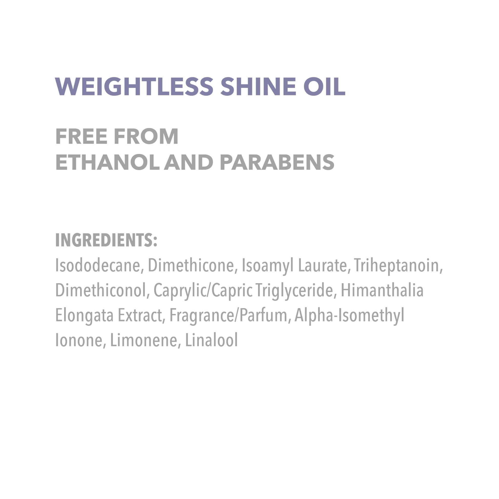 White Smoke Goldwell StyleSign Weightless Shine-Oil