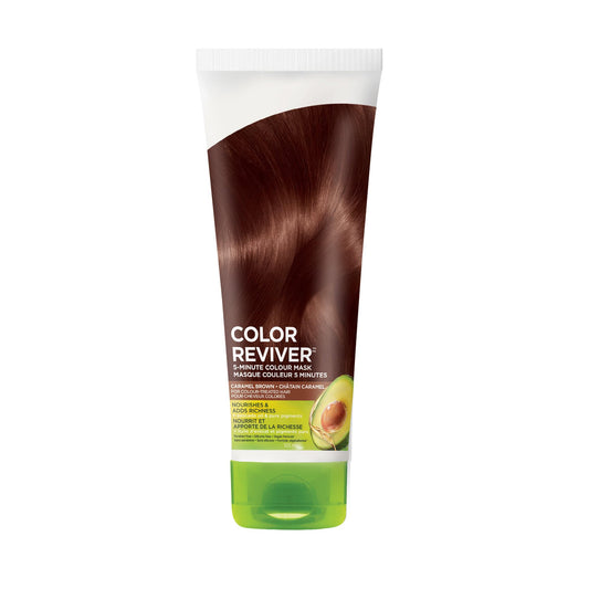 White Smoke Garnier Nutrisse 5 Minute Nourishing Color Hair Mask with Triple Oils Delivers Day 1 Color Results, for Color Treated Hair, Warm Brown, 4.2 fl. oz.