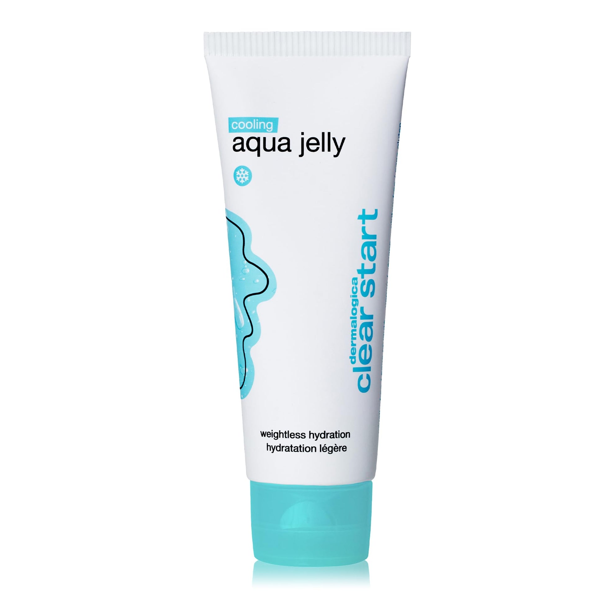 White Smoke Dermalogica Clear Start Cooling Aqua Jelly (2 Fl Oz) Lightweight Gel Moisturizer For Oily Skin - Deeply Hydrate & Reduce Excess Oil for Dewy Glow With No Shine