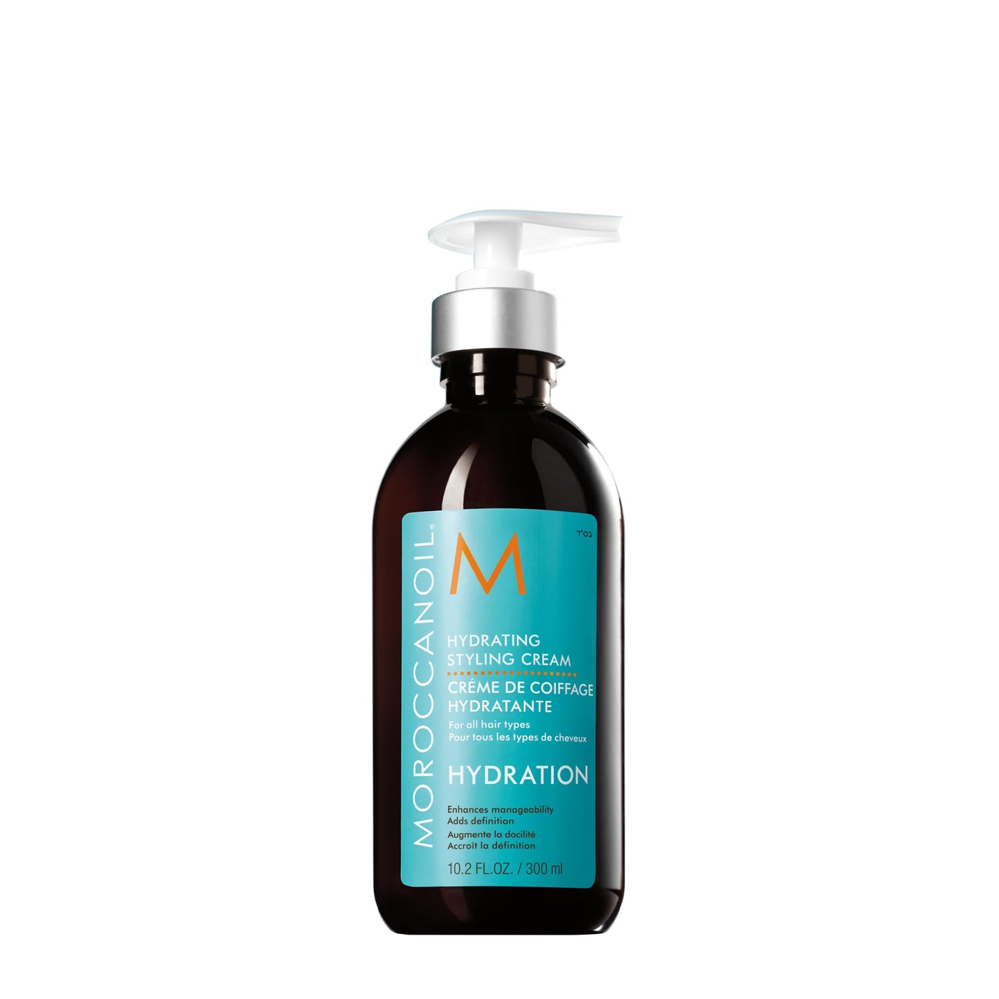 White Smoke Moroccanoil Hydrating Styling Cream, 10.2 Fl. Oz.