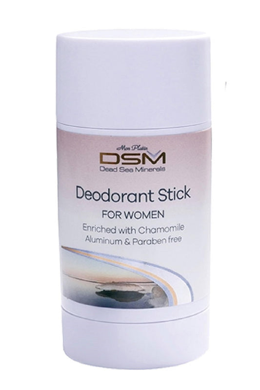 Light Gray Deodorant Stick for Women 80ml/2.7oz Dead Sea Mineral Refreshing Mon Platin DSM Refreshing 24 Hprotection by DSM