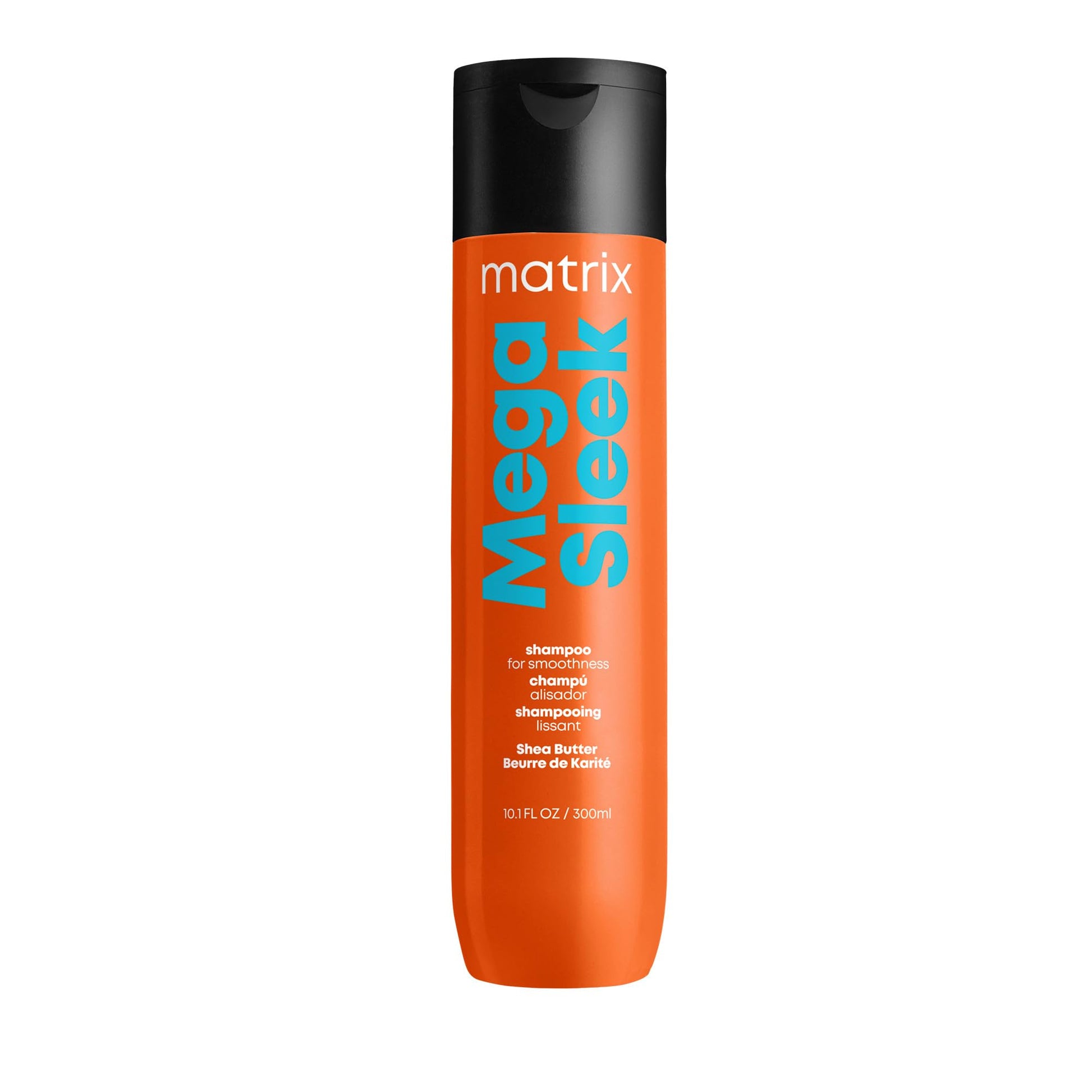 Chocolate Matrix Mega Sleek Shampoo - Anti-Frizz Moisturizing Shampoo, Smoothing and Detangling, For Dry & Damaged Hair, Salon Professional Formula, With Shea Butter, Vegan, 10.1 FL Oz