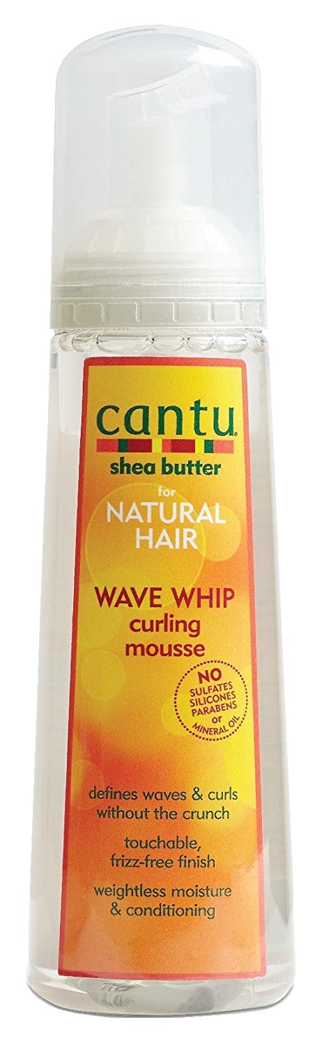 White Smoke Cantu Shea Butter Wave Whip Curling Mousse 8.4 Ounce (Pack of 6)