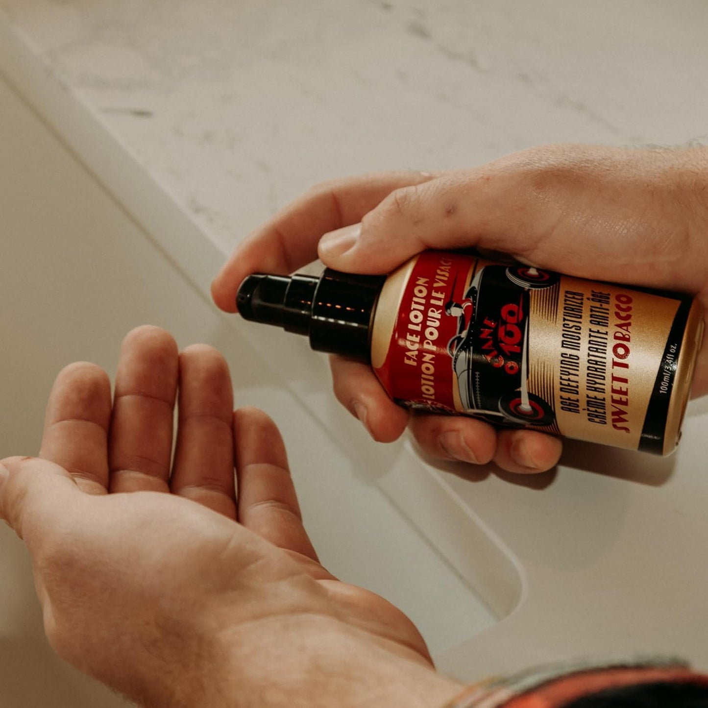 Rosy Brown 18.21 Man Made Original Sweet Tobacco Scent 3-in-1 Body Wash and Octane 300 Face Lotion 2-Pack Bundle, All Hair & Skin Types for Men, Strengthens and Moisturizes in a Manly Aroma