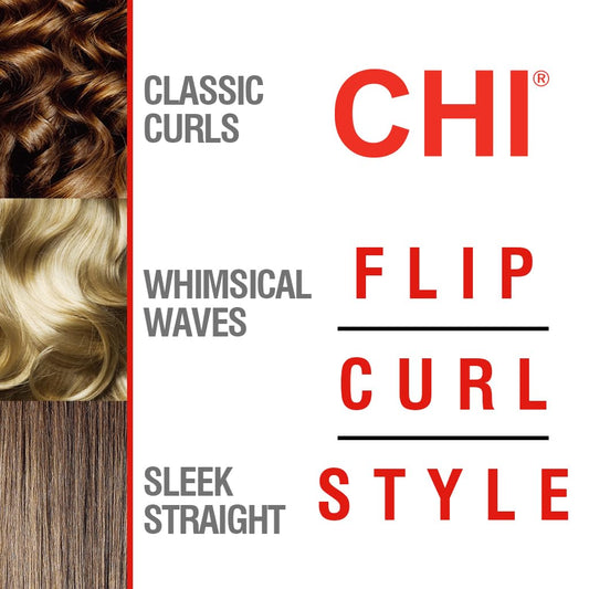 White Smoke CHI The Sparkler Lava Ceramic Flat Iron, Special Edition, Hair Straightener for an Even & Smooth Finish, 11 Foot Cord for Convenience, 1" Iron, Silver