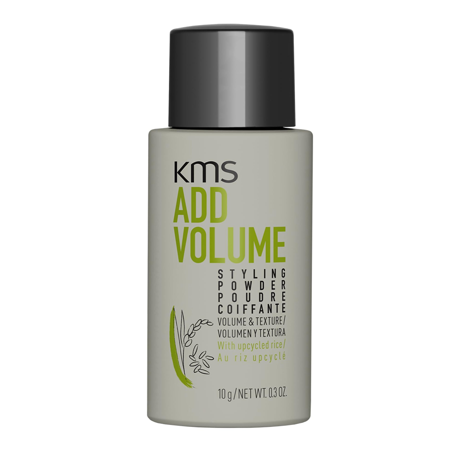 Dark Gray AddVolume Styling Powder, Texture & Volume for Fine to Medium, Limp Hair, 10g