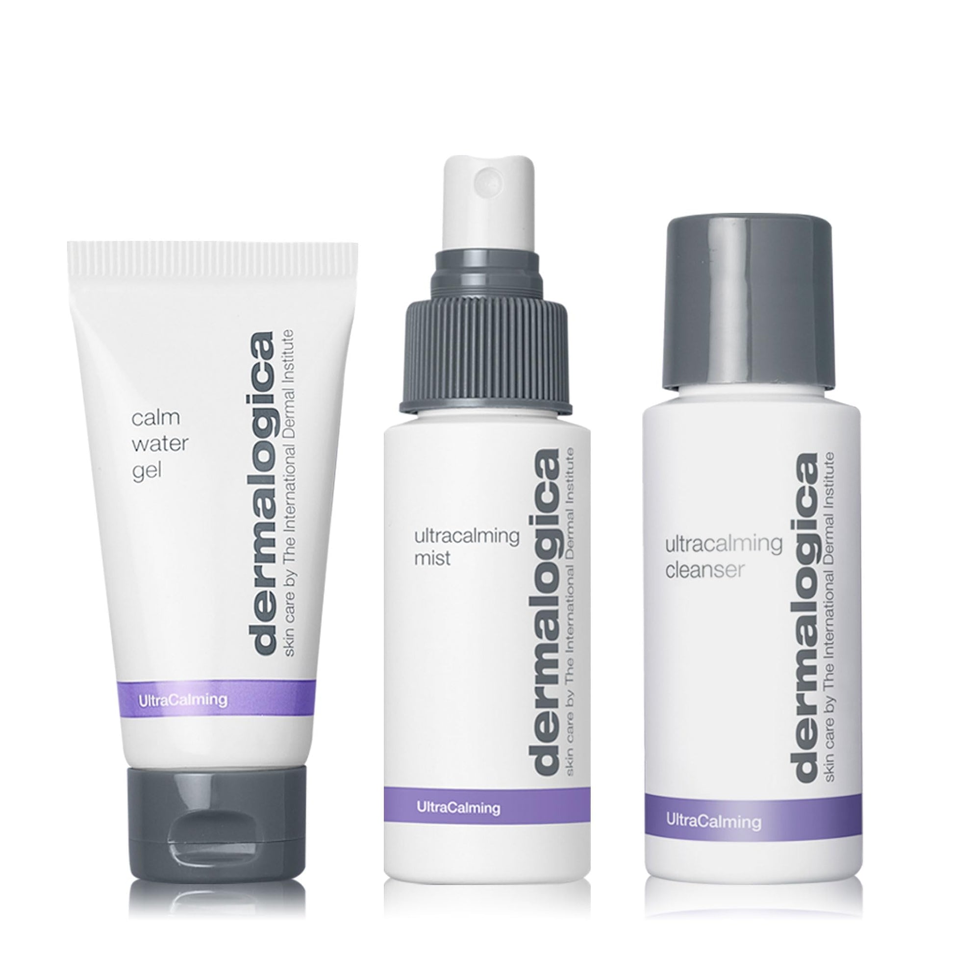 White Smoke Dermalogica Sensitive Skin Rescue Kit - Set Contains: Face Wash, Toner, and Face Moisturizer - Skin Care To Calm, Soothe and Minimize Irritation