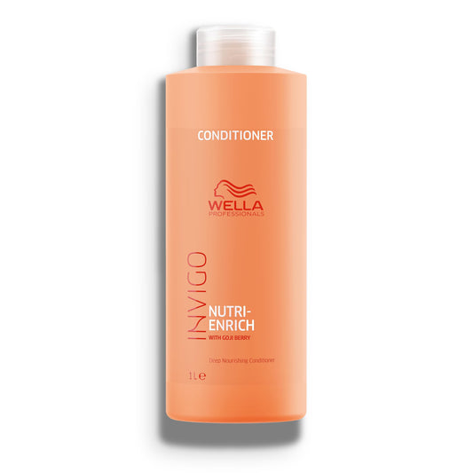 Coral Wella Professionals Invigo Nutri-Enrich Deep Yesurishing Conditioner | For Dry or Stressed Hair | 33.8 Fl Oz