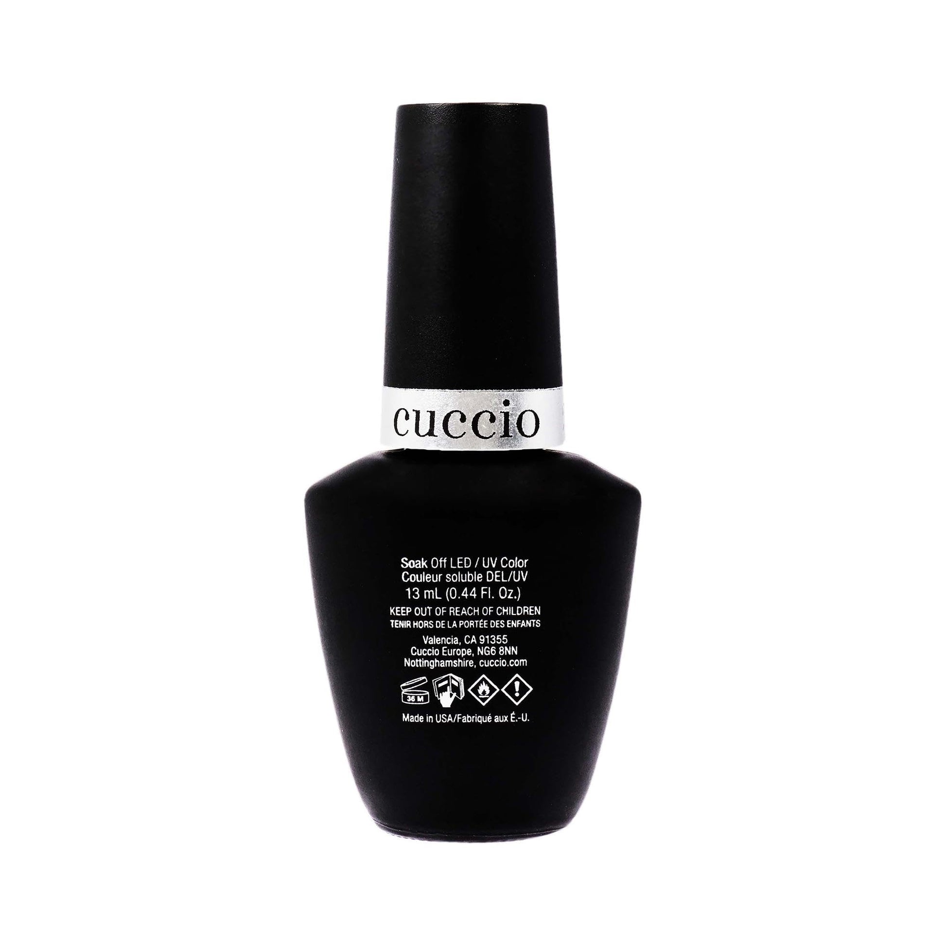 Black Cuccio Veneer Soak Off Gel - Brownie Points Colour for Women - 0.44 oz Nail Polish
