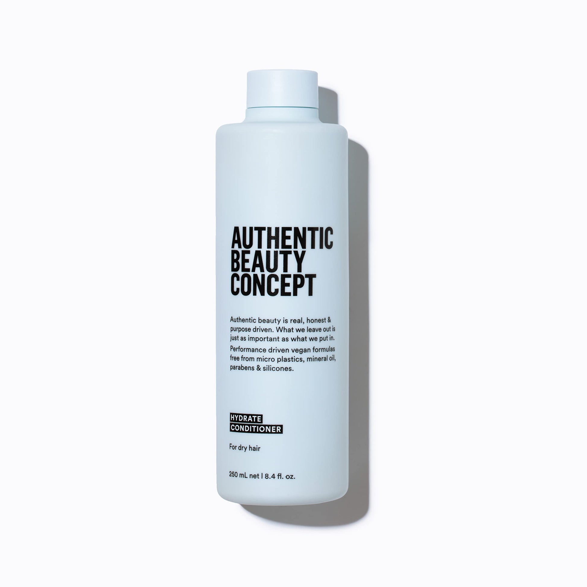 Light Gray Authentic Beauty Concept Hydrate Conditioner | Hydrating Conditioner For Normal To Dry or Curly Hair | Moisturizes & Revitalizes Dry Hair | Vegan & Cruelty-free | Silicone-free | 8.4 fl. oz.