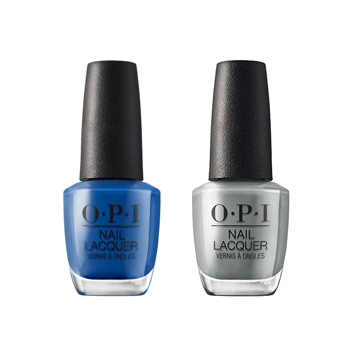 White Smoke Bundle of OPI Nail Lacquer, Mi Casa Es Blue Casa + OPI Nail Lacquer, Suzi Talks with Her Hands, Indianopolis, 0.5 fl oz
