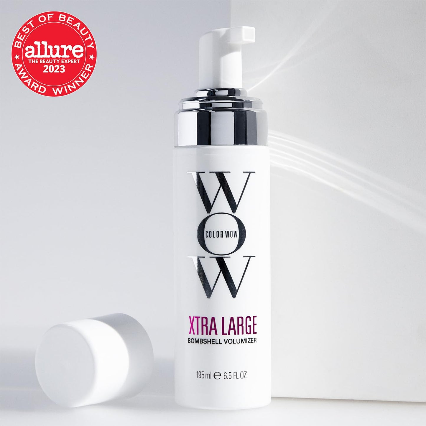 Light Gray COLOR WOW Xtra Large Bombshell Volumizer, 6.7 fl oz – New Alcohol-Free Technology for Lasting Volume and Thickness