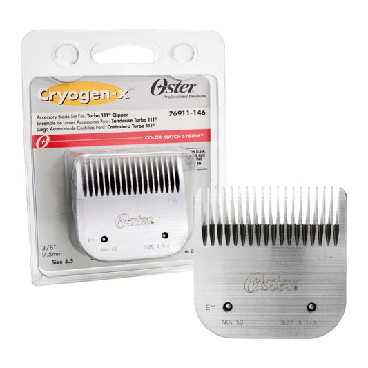 White Smoke Oster 076911-146-001 Cryogen-X Replacement Blade Turbo 111, Size 3 1/2, 3 ounce
