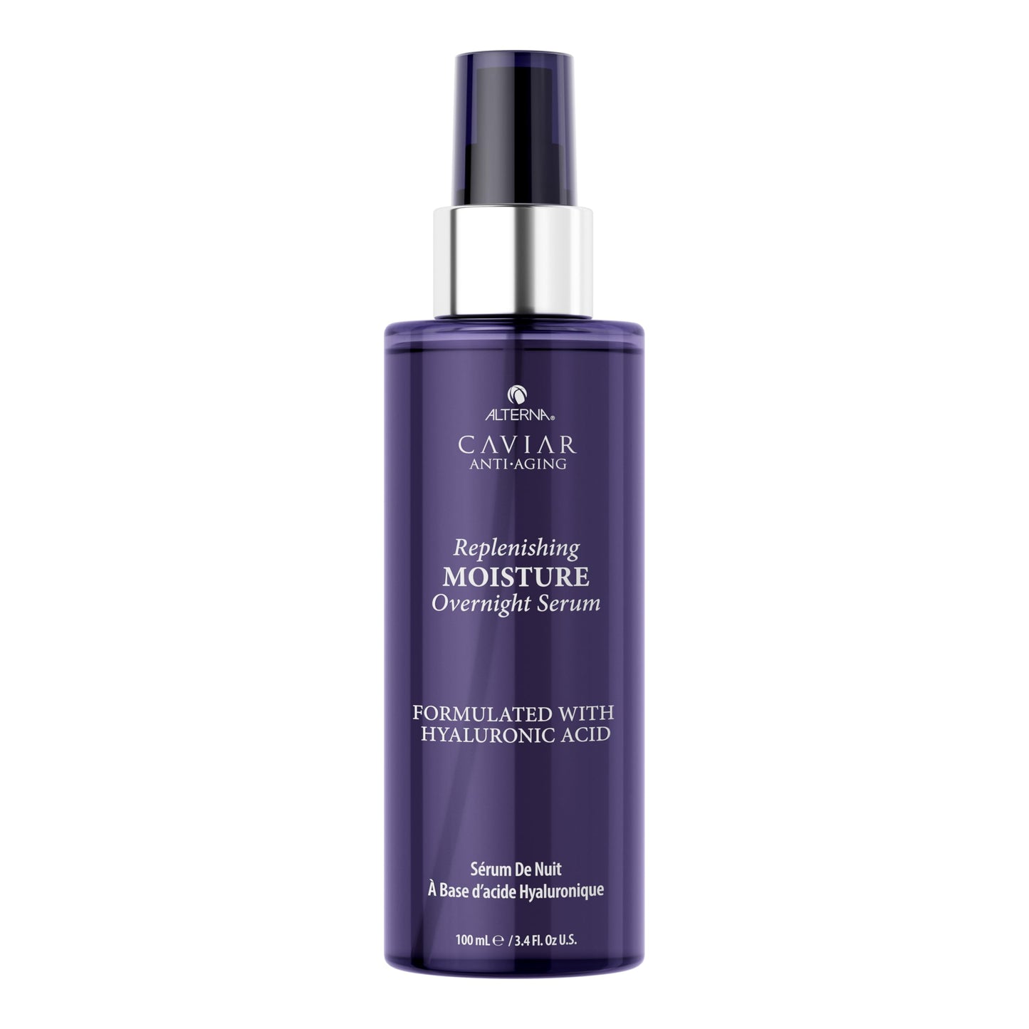 White Smoke Alterna Caviar Anti-Aging Replenishing Moisture Overnight Serum 3.4oz | Leave In Hair Treatments for Dry, Damaged Hair |Nourishes, Restores with Humidity & Heat Protection