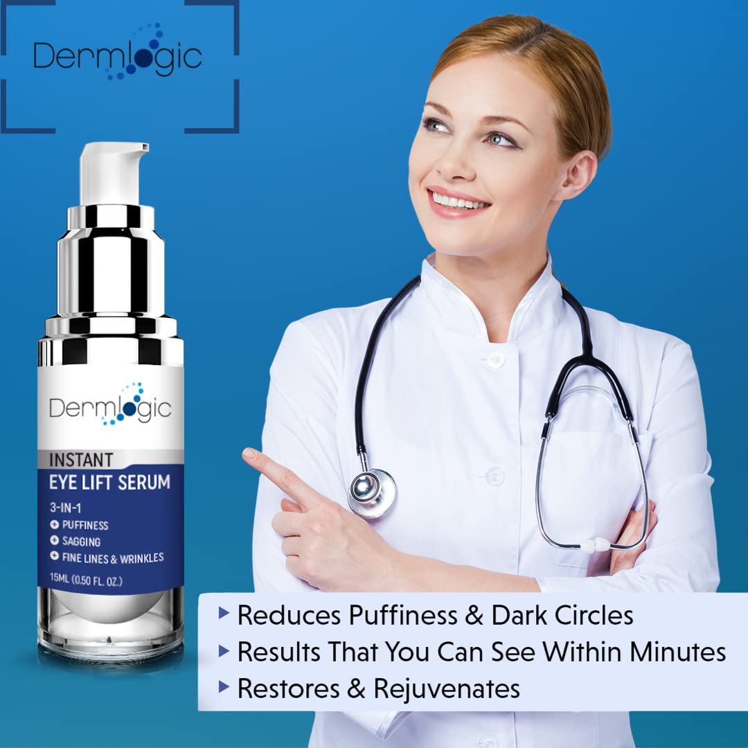 Steel Blue Under Eye Puffiness & Dark Circles Rapid Treatment- Instantly Reduces the Appearance of Puffy Eye Bags, Crow’s Feet, & Sagging Skin.