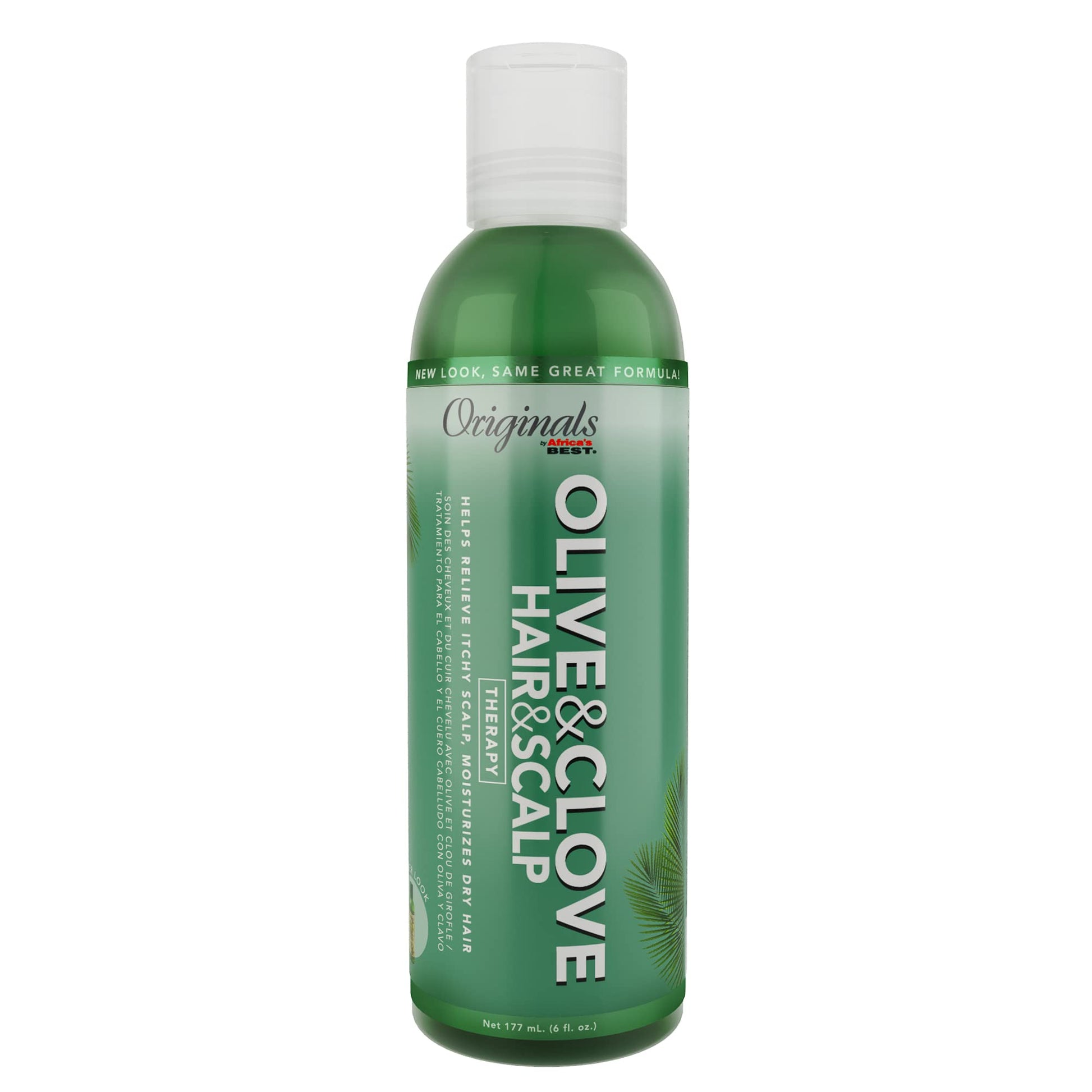 White Smoke Originals by Africa's Best Olive & Clove Oil Therapy, Natural Treatment That Helps Repair Dry, Weak or Brittle Hair, Scalp Dryness, Itching and Flaking, 6 oz