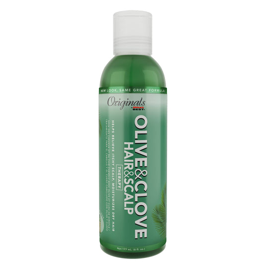 White Smoke Originals by Africa's Best Olive & Clove Oil Therapy, Natural Treatment That Helps Repair Dry, Weak or Brittle Hair, Scalp Dryness, Itching and Flaking, 6 oz