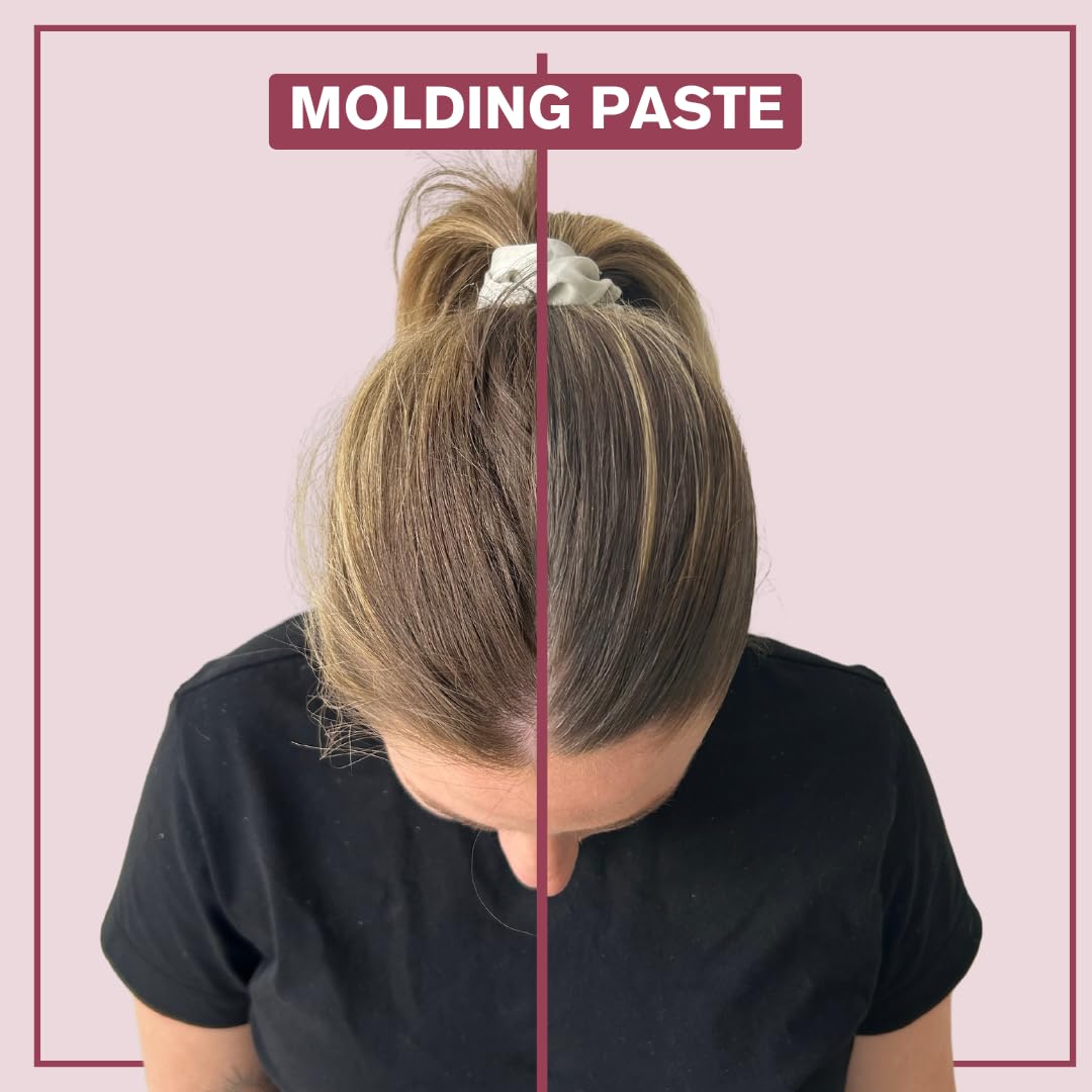 Light Gray Alcôve - Molding Paste - all Hair Types - Matte - Flexible Control, Definition, and texture - Medium Hold - Long-lasting - Pomegranate Seed and Mango Extract - 3.4 oz