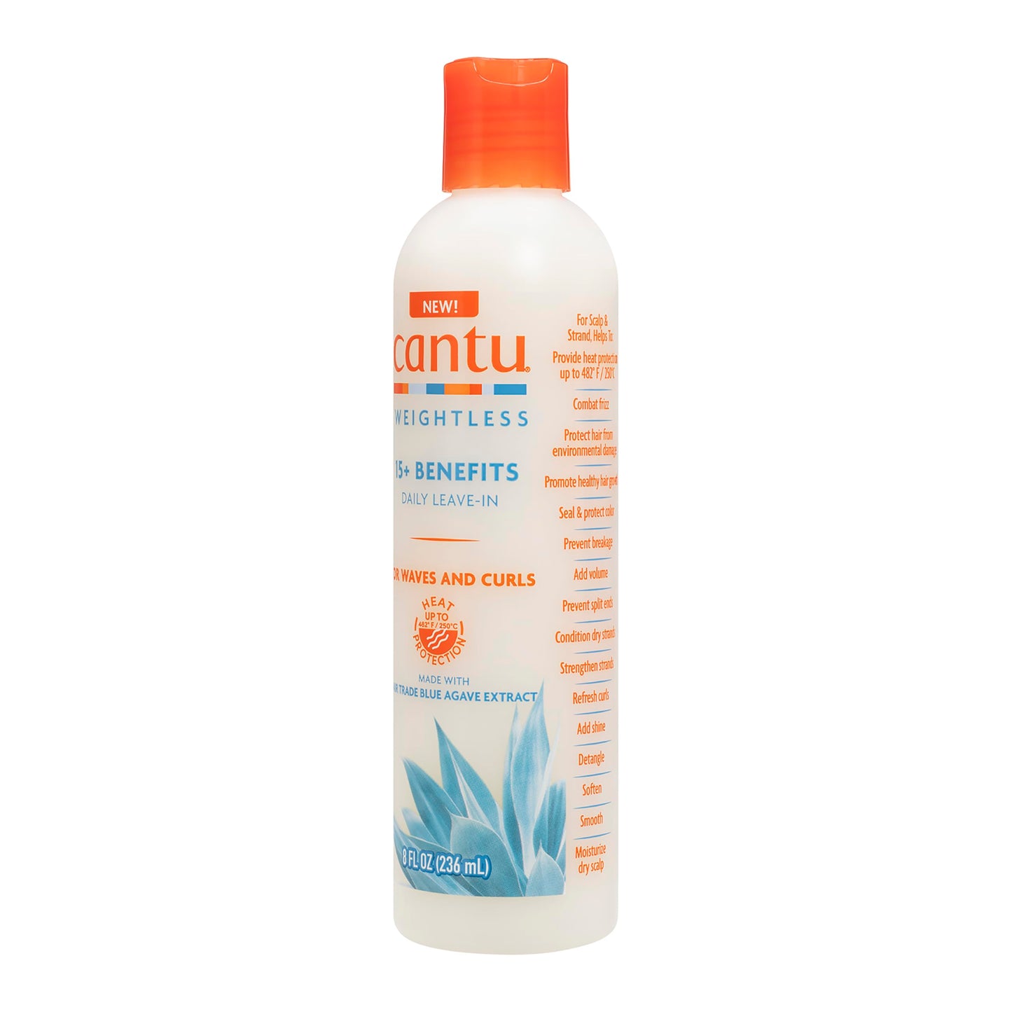 White Smoke Cantu Weightless Daily Leave-In Cream, 8 fl oz