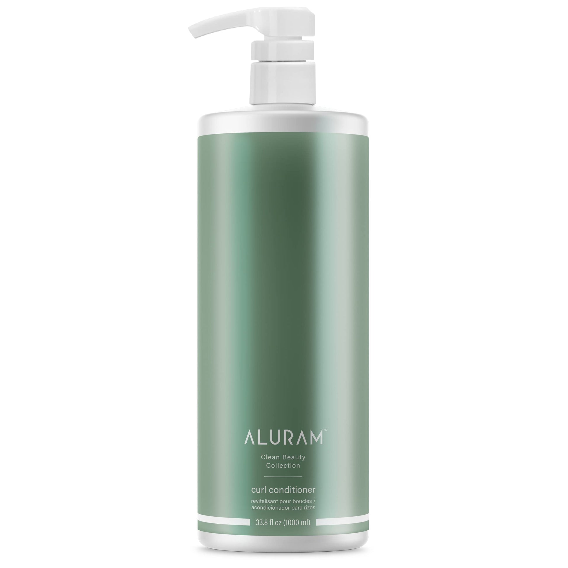 Dark Sea Green ALURAM Curl Conditioner, Clarifying Coconut Water Infused Hydration, Lightweight Moisture For Curly Hair, 33.8 Fl Oz