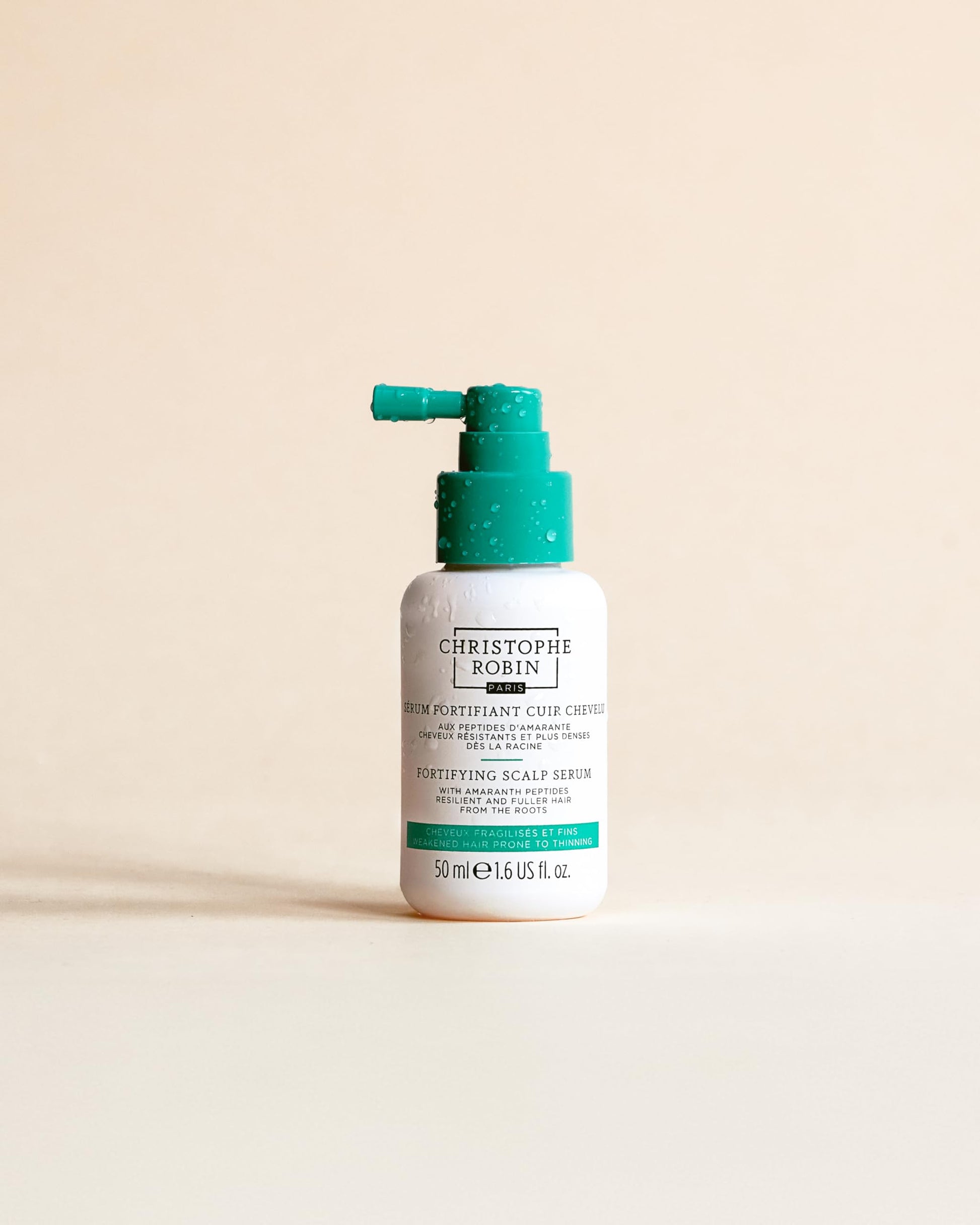 Antique White Christophe Robin Fortifying Scalp Serum with Amaranth Peptides - Hair Density 1.6 fl. oz
