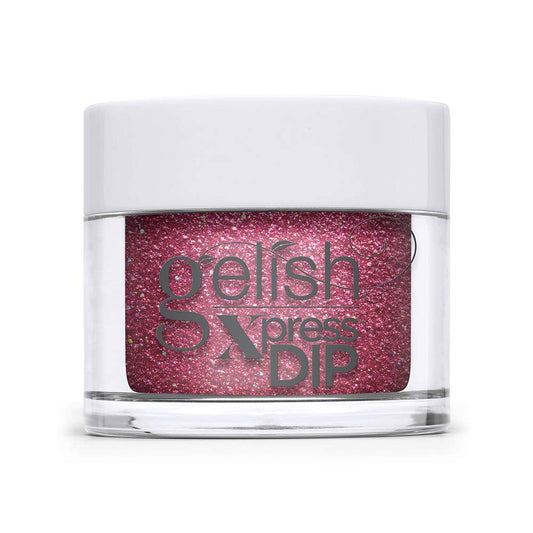 Lavender Gelish Xpress Dip All Tied Up… With A Bow - Red Nail Dip Powder, Vibrant Color, Professional Quality, High Shine, Chip-Resistant, 1.5 ounce.