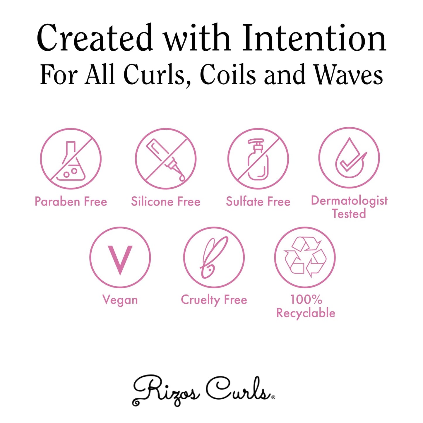 White Smoke Rizos Curls Alcohol-Free Curl Hair Spray – Flexible Hold, Volume & Frizz Control – Adds Shine & Bounce for All Hair Types Wavy, Curly, Coily 1a–4c – Sulfate, Paraben & Alcohol-Free