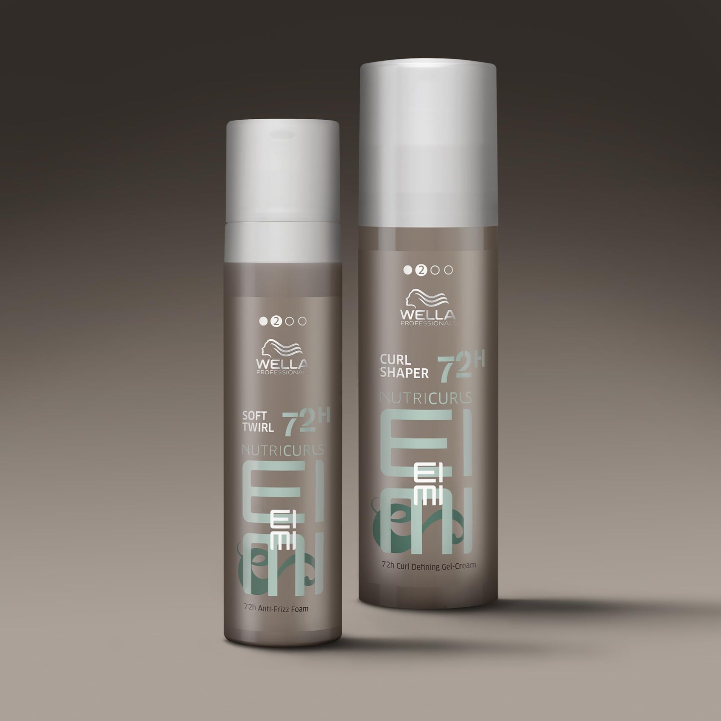 Dark Gray Wella Professionals EIMI Nutricurls Curl Shaper | 72H Curl Defining Styling Gel-Cream | Enhance Curls, Light Control & Definition with Bounce | 5 Fl Oz