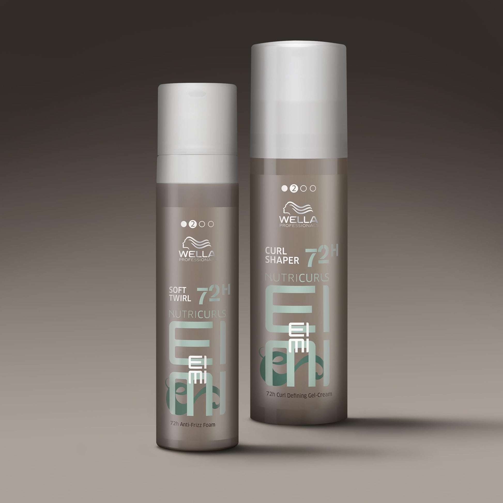 Dark Gray Wella Professionals EIMI Nutricurls Curl Shaper | 72H Curl Defining Styling Gel-Cream | Enhance Curls, Light Control & Definition with Bounce | 5 Fl Oz
