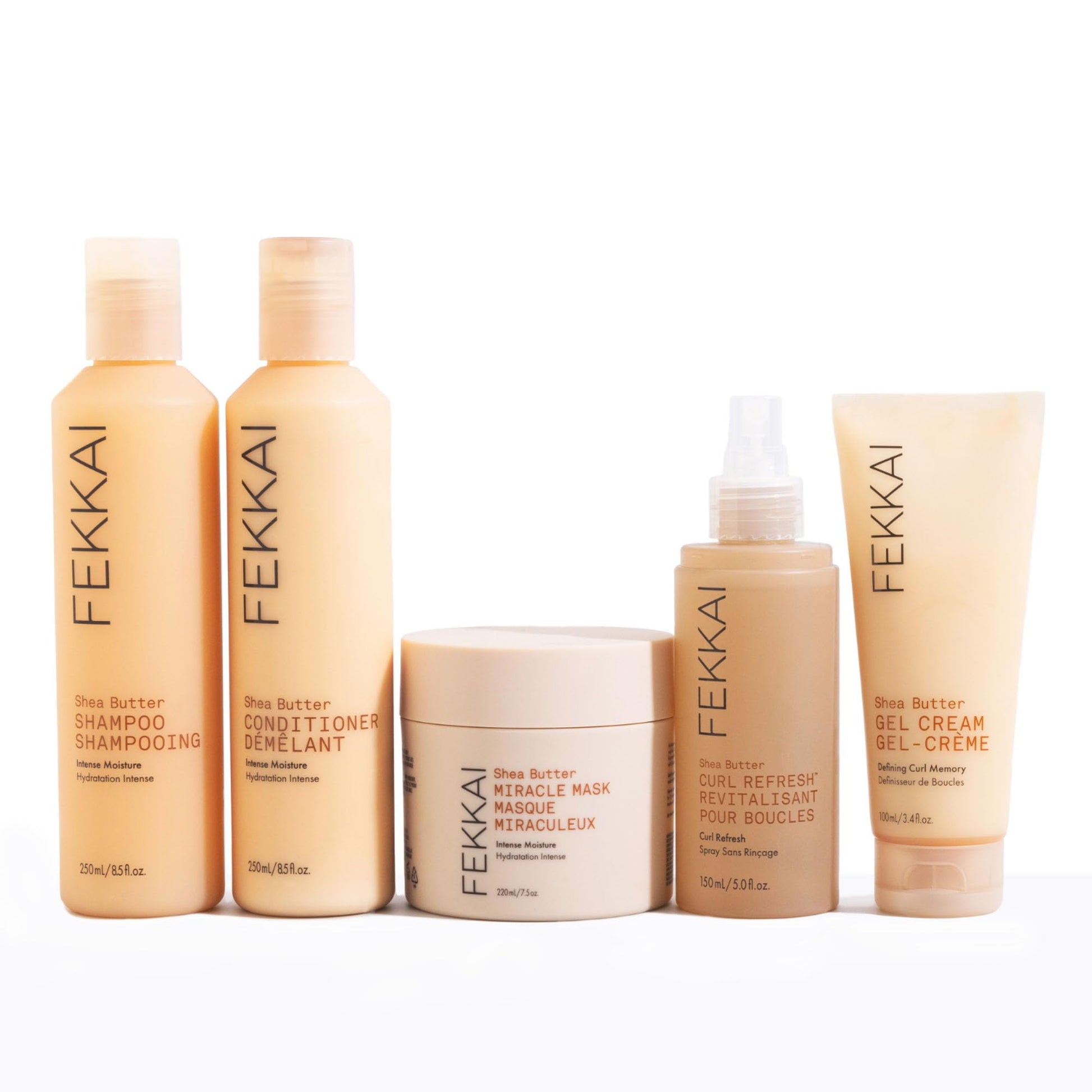 White Smoke FEKKAI Shea Butter Conditioner - 1 Liter - Moisturizes & Hydrates - Reduces Frizz by 61% Up to 12H - Free of Sulfates, Parabens, Phthalates - Vegan, Cruelty-Free