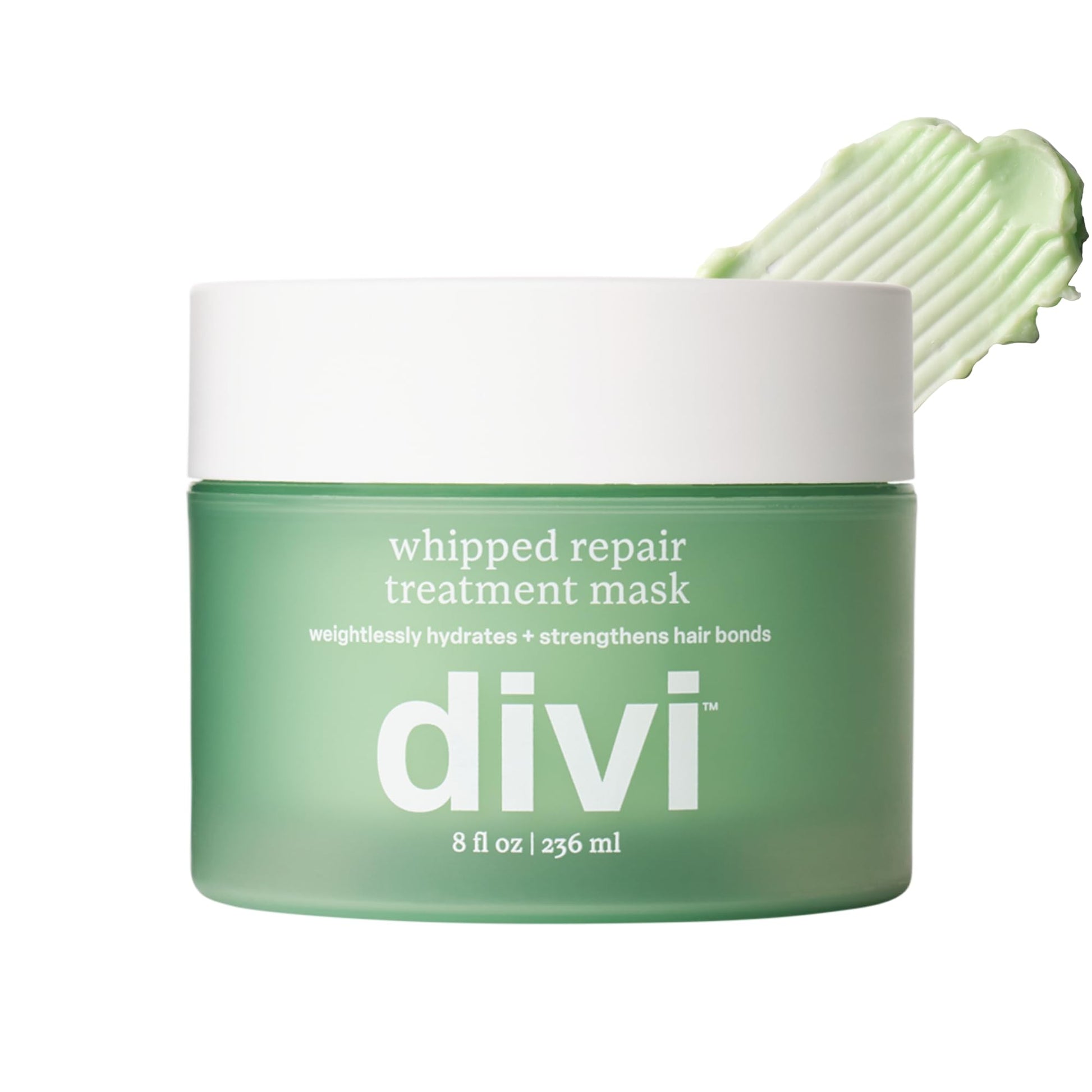 White Smoke Divi Whipped Repair Hair Treatment Mask – Deep Conditioning Hair Mask for Dry, Damaged, and Color-Treated Hair - 8 Fl Oz