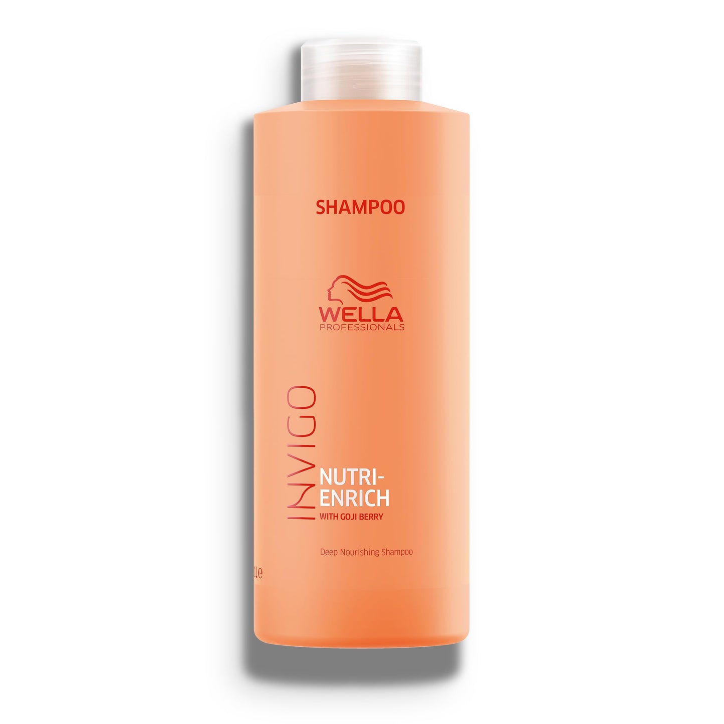 Sandy Brown Wella Professionals Invigo Nutri-Enrich Deep Nourishing Shampoo | For Dry or Stressed Hair | 33.8 Fl oz