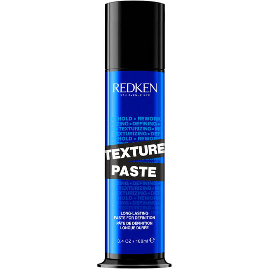 Black Redken Long-Lasting Styling Paste For All Hair Types - Adds Long-Lasting Texture & Definition With Flexible Control, Medium Hold