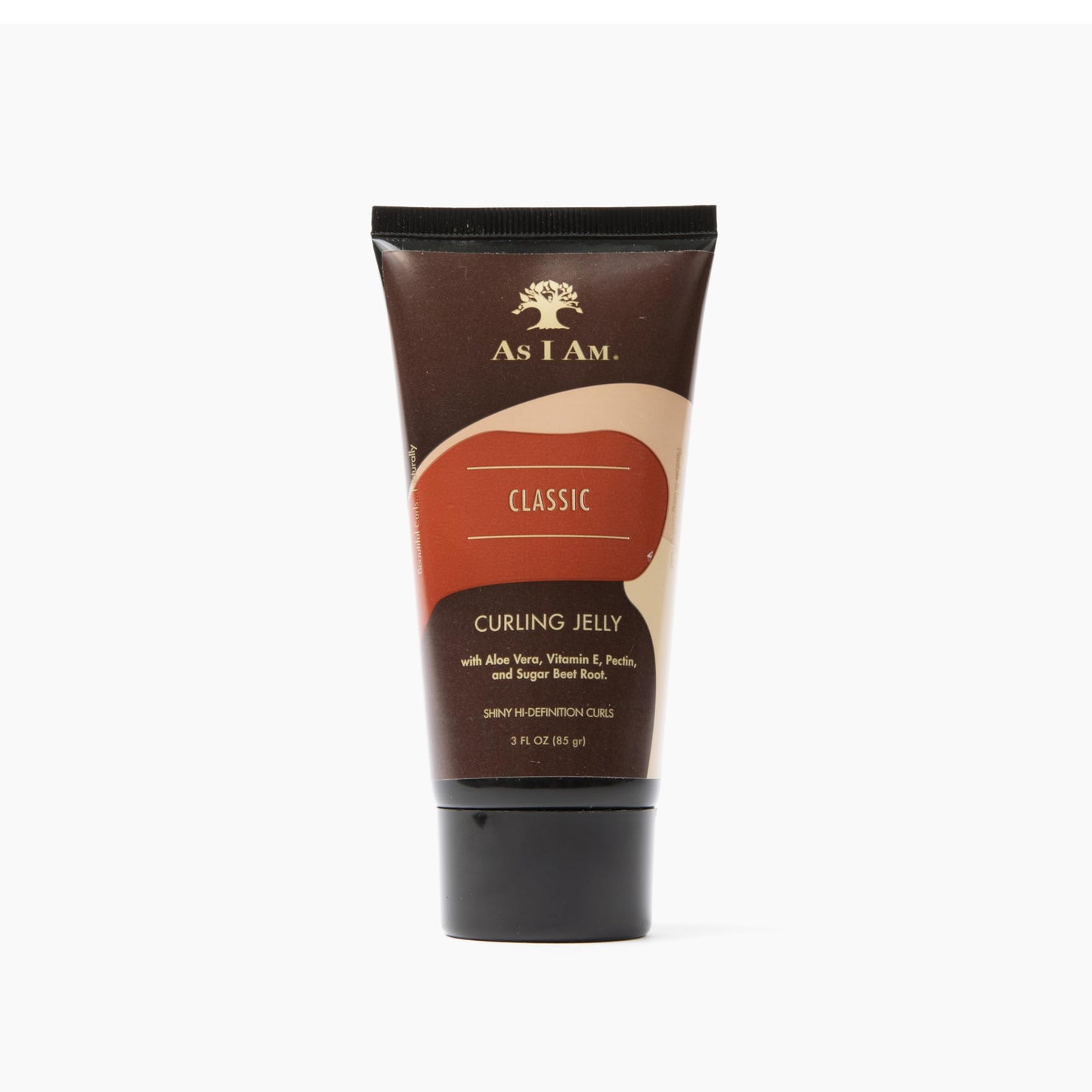 White Smoke As I Am Classic Curling Jelly - 3 ounce - Travel Size - Provides flexible, long-lasting hold - Defines curls - lockes in moisture.
