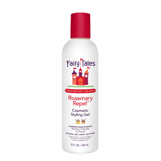 White Smoke Fairy Tales Rosemary Repel Daily Kids Hair Gel – Kids Like the Smell, Lice Do Not, 8 fl oz. (Pack of 1)