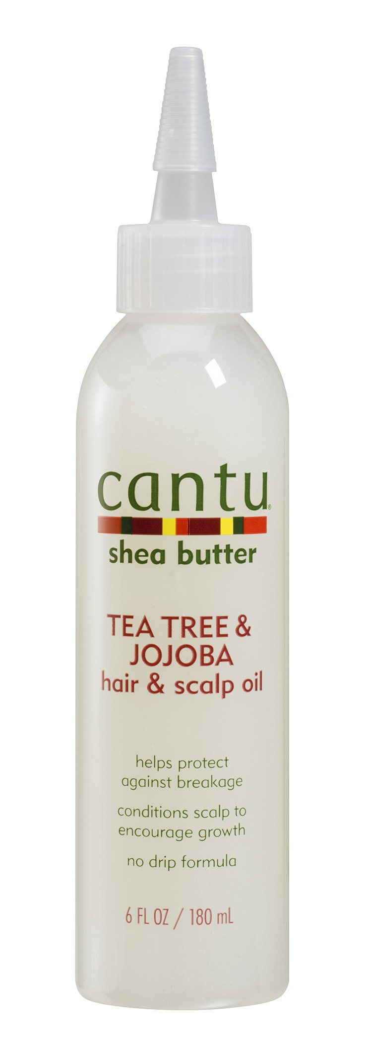 Light Gray Cantu Shea Butter Tea Tree & Jojoba Hair & Scalp Oil, 6 Fluid Ounce